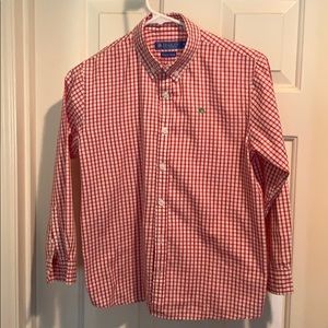 Boys Sz 10 J. Bailey Checkered Button Up Shirt